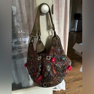 Mary Frances Multicolor Embellished Bag